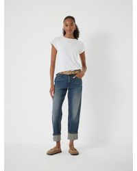 Hush - Agnes 2.0 Turn Up Jeans - Lyst