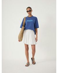 Hush - Bloom Godet Cotton Voile Mini Skirt - Lyst