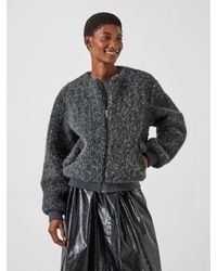 Hush - Miffy Zip Front Faux Fur Bomber Jacket - Lyst