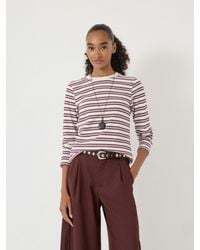 Hush - Mia Stripe Slim Long Sleeve - Lyst