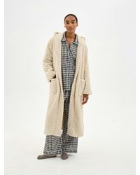 Hush - Penelope Hooded Textured Dressing Gown - Lyst