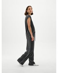 Hush - Harrison Metallic Jersey Trousers - Lyst
