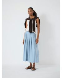 Hush - Ivy Pleated Midi Skirt - Lyst