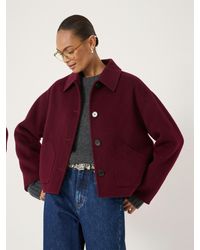 Hush - Pure Wool Double Faced Jacket - Lyst
