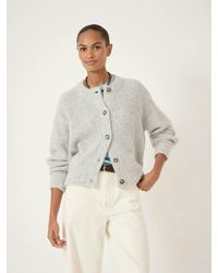 Hush - Raven Wool Blend Cardigan - Lyst