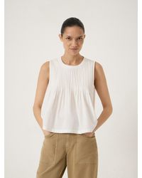 Hush - Arden Pin Tuck Detail Shell Top - Lyst