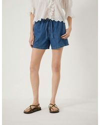 Hush - Betty Denim Pull On Shorts - Lyst
