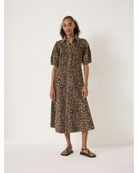 Hush - Lark Barrel Sleeve Denim Dress - Lyst
