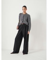 Hush - Lya Wool Blend Wide Leg Trousers - Lyst