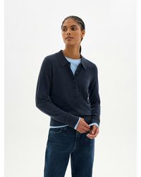 Hush - Merino Long Sleeve Polo Top - Lyst