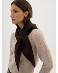 Hush - Holden Double Face Triangle Scarf - Lyst