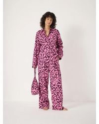 Hush - Brushed Cotton Animal Print Pyjamas - Lyst
