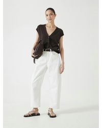 Hush - Cordelia Barrel Leg Jeans - Lyst
