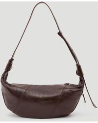 Hush - Oversized Leather Crescent Bag - Lyst