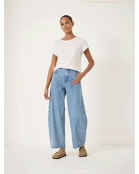 Hush - Bree Horseshoe Barrel Leg Jeans - Lyst