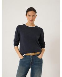 Hush - Winona Cotton Double Layer Long Sleeve T-Shirt - Lyst