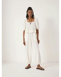 Hush - Tove Linen Balloon Beach Trousers - Lyst