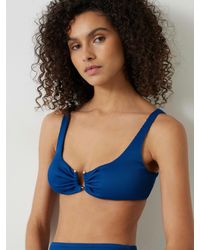Hush - Chloe Rib Bikini Top - Lyst