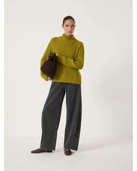 Hush - Kiley Wool Blend Frill Trim Jumper - Lyst