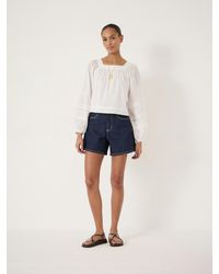 Hush - Essential Denim Stretch Shorts - Lyst