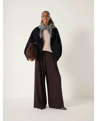 Hush - Linnie Pure Wool Double Faced Collarless Jacket - Lyst