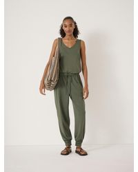 Hush - Alexa Harem Sleeveless Jersey Jumpsuit - Lyst