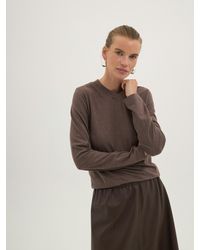 Hush - Hols High V Neck Long Sleeve Top - Lyst
