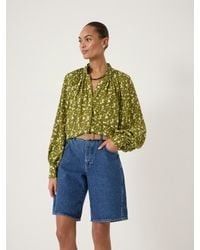 Hush - Fleur Floaty Chiffon Blouse - Lyst