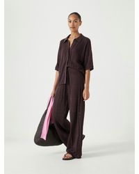 Hush - Patchwork Stitch Knitted Trousers - Lyst