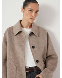 Hush - Pure Wool Double Faced Jacket - Lyst