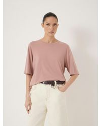 Hush - Reece Drapey T-Shirt - Lyst