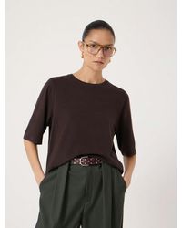Hush - Reece Drapey T-Shirt - Lyst