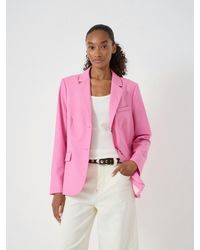 Hush - Bel Relaxed Wool Blend Lined Blazer - Lyst