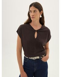 Hush - Taline Twist Detail Top - Lyst
