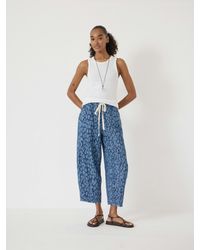 Hush - Rina Supersoft Leopard Barrel Leg Jeans - Lyst