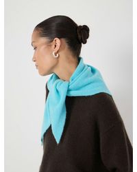 Hush - Wool Blend Triangle Scarf - Lyst