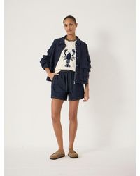 Hush - Betty Denim Pull On Shorts - Lyst