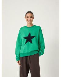 Hush - Star Graphic Towelling Sweatshirt - Lyst