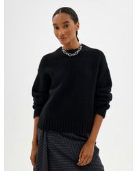 Hush - Cora Relaxed Chunky Cashmere Crew Jumper - Lyst