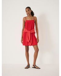 Hush - Carmen Seersucker Beach Mini Dress - Lyst