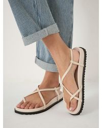 Hush - Theo Leather Strappy Sandals - Lyst