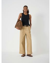 Hush - Tori Turn Up Wide Leg Trousers - Lyst