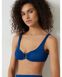 Hush - Chloe Rib Bikini Top - Lyst