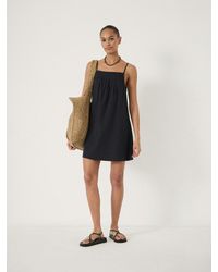 Hush - Carmen Seersucker Beach Mini Dress - Lyst