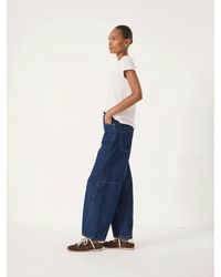 Hush - Bree Horseshoe Barrel Leg Jeans - Lyst
