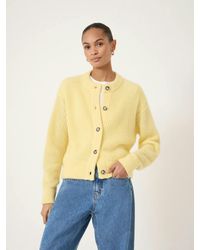 Hush - Raven Wool Blend Cardigan - Lyst
