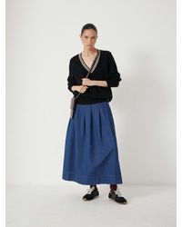 Hush - Merino Wool V Neck Jumper - Lyst
