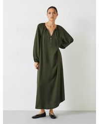 Hush - Leilani Gathered Midi Dress - Lyst