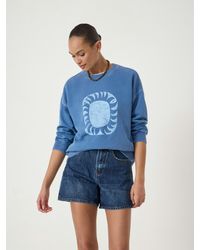 Hush - Sun Graphic Washed Sweatshirt - Lyst