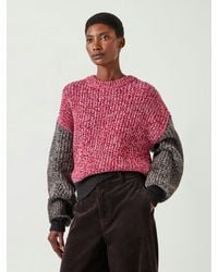 Hush - Pippa Wool Blend Colourblock Jumper - Lyst